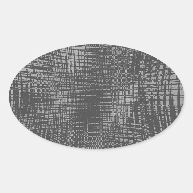 Shadow City Oval Sticker (Front)