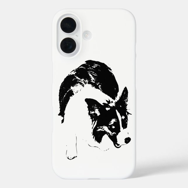 Shadow Corgi Charm Case-Mate iPhone Case (Back)