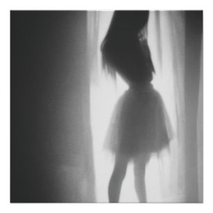 Shadow Dances by the Window Poster