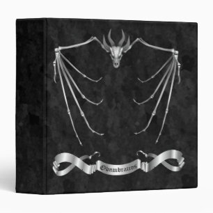 Shadow Dragon Occult Goth Binder