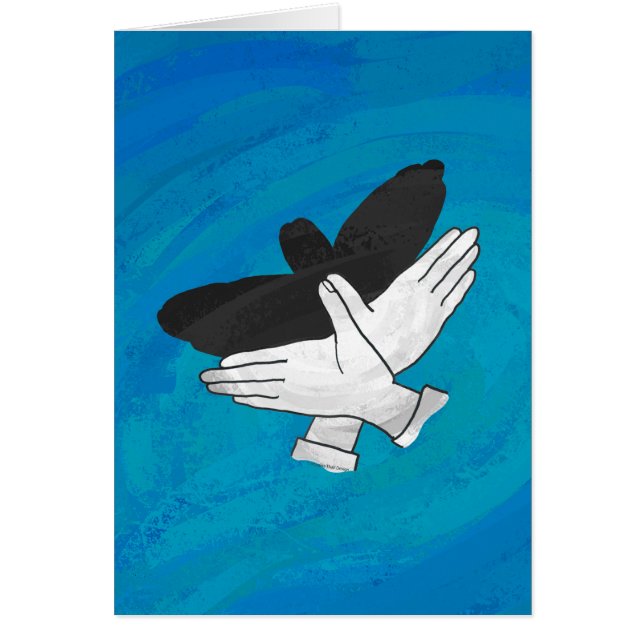 Shadow Eagle On Blue (Front)