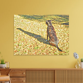 Shadow et son chien toile art