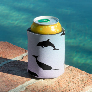 Shadow fish shark whale gradient colourful galaxy can cooler