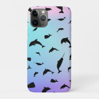 Shadow fish shark whale gradient colourful galaxy