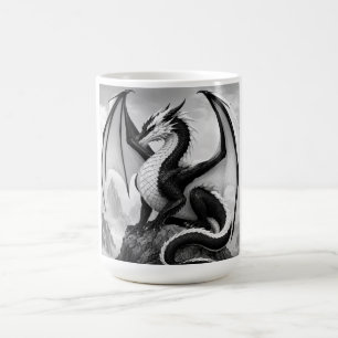 Shadow Flame Dragon Coffee Mug