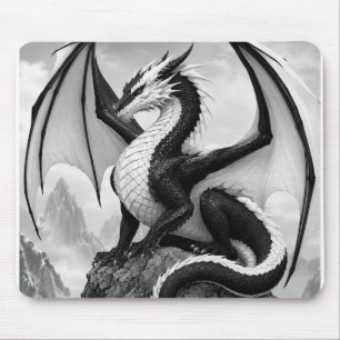 Shadow Flame Dragon Mouse Pad