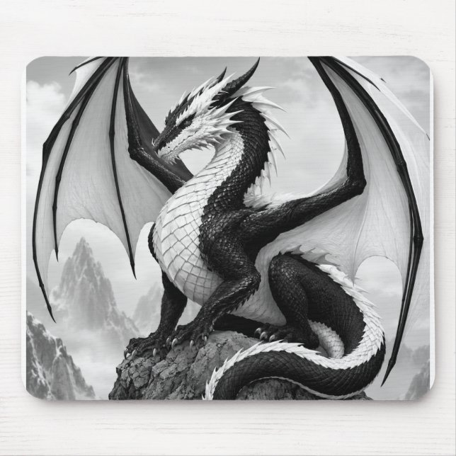 Shadow Flame Dragon Mouse Pad (Front)