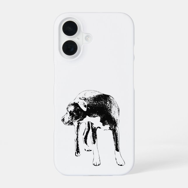 Shadow Gate Guardian iPhone 16 Case (Back)