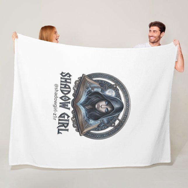 shadow girl fleece blanket (In Situ)