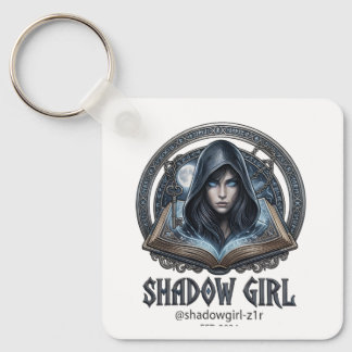 shadow girl keychain