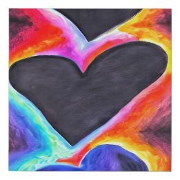 Shadow Hearts fausse toile murale art