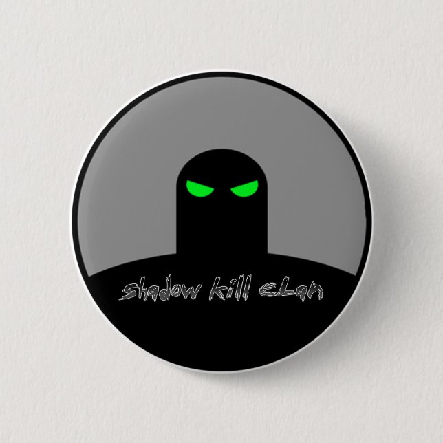Shadow Kill Clan Shadow Figure Button (Front)