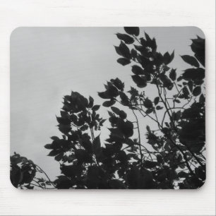 Shadow Leaves Mouse Pad