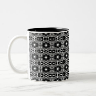 Shadow Mirror Pattern  Two-Tone Coffee Mug