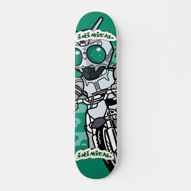 Shadow MotoCross Rider Skateboard (Front)