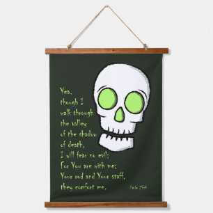 Shadow of Death -- Skull Hanging Tapestry