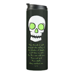 Shadow of Death -- Skull Thermal Tumbler