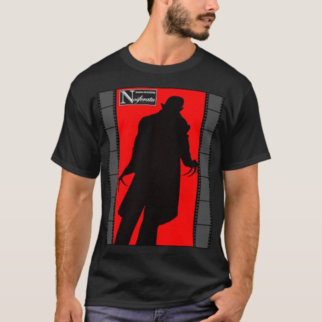 Shadow of Nosferatu Horror T-Shirt (Devant)
