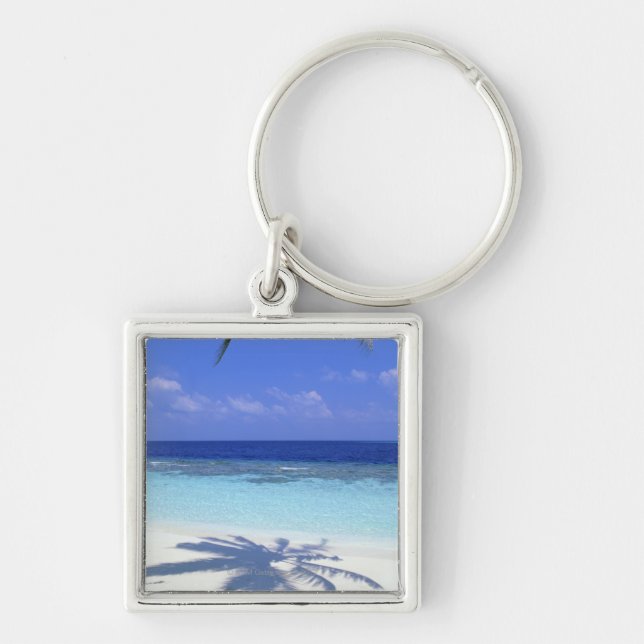 Shadow of Palm Tree Keychain (Front)