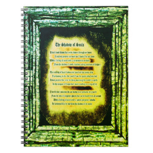 Shadow of Souls Poster Notebook
