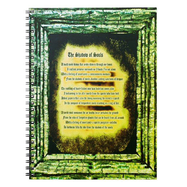 Shadow of Souls Poster Notebook (Front)