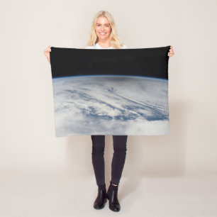 Shadow Of The Moon Cast On The Northern Pacific. 2 Fleece Blanket
