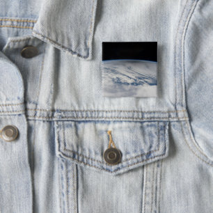 Shadow Of The Moon Cast On The Northern Pacific. 2 Inch Square Button