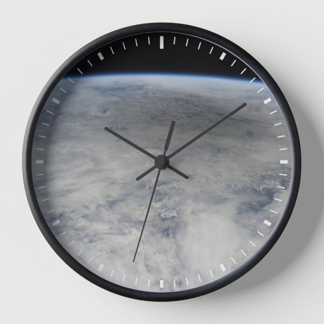 Shadow Of The Moon Cast On The Northern Pacific. Clock (Front)