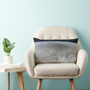 Shadow Of The Moon Cast On The Northern Pacific. Lumbar Pillow