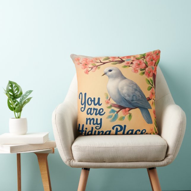 Shadow of Your Wings Throw Pillow (Chair)
