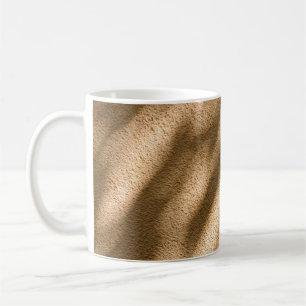 Shadow on brown carpeted floor coffee mug