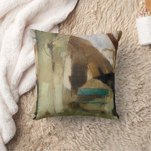 Shadow on the Wall, Helene Schjerfbeck Throw Pillow