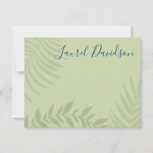 Shadow Palm Sage Thank You Card
