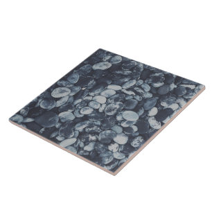 Shadow Pebble Dreams Decorative Ceramic Tile