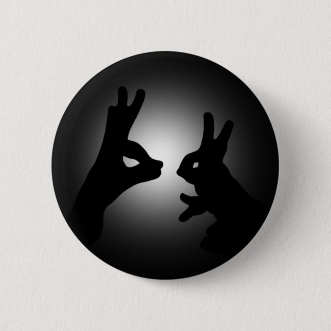 Shadow Puppets 2 Inch Round Button (Front)