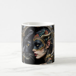 Shadow Queen – Panther Spirit Emblem. Coffee Mug