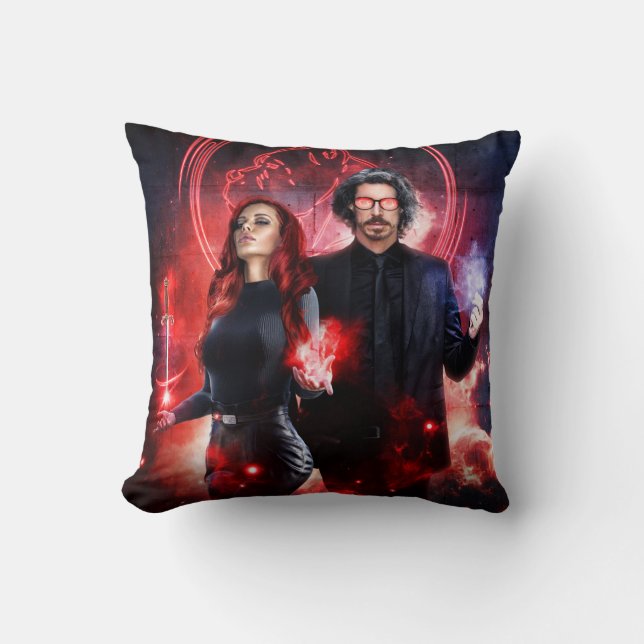 Shadow Queen - Throw Pillow (Front)