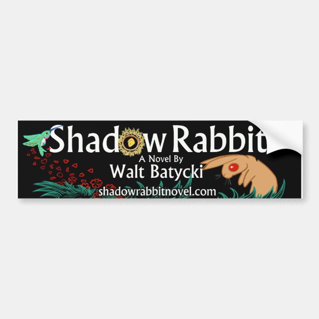 Shadow Rabbit Bumper Sticker (Front)