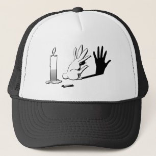 Shadow Rabbit by LightIllusions.com Trucker Hat