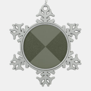 Shadow & Sage Snowflake Ornament – Customizable