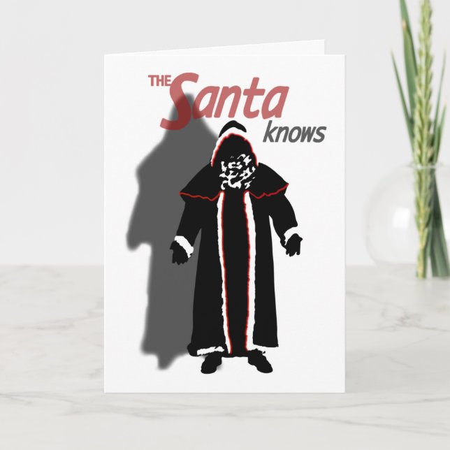 Shadow Santa Card (Front)