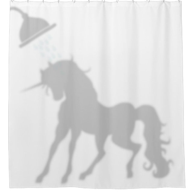 Shadow Silhouette Unicorn Shadow Buddies in Shower (Front)