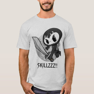 Shadow Skull Ninja Warrior "SKILLZZZ!!!" T-Shirt