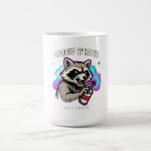 Shadow Sprayer Raccoon Long Sleeve Coffee Mug