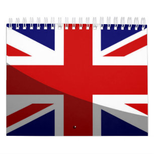 Shadow Union Jack Flag Calendar
