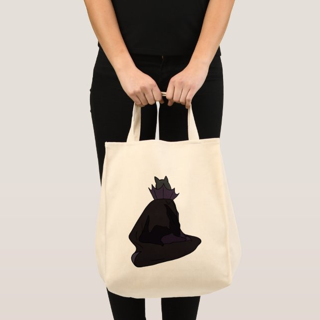 Shadow Vampire Cat in Velvet Cloak Tote Bag (Front (Product))