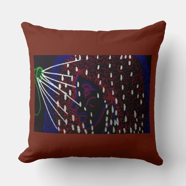 Shadow Within A Nightmare Throw Pillow (Front)