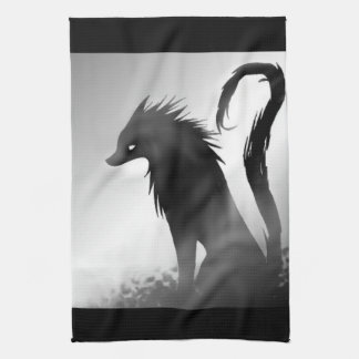 Shadow Wolf Anime Towel