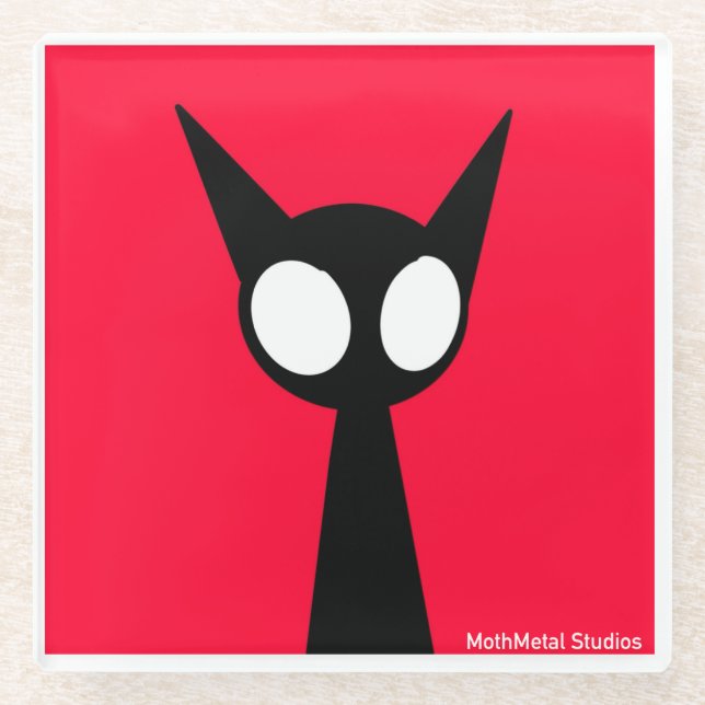 Shadow World - Vex “Hello Hooman!” Glass Coaster (Front)