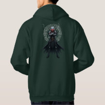 Shadowblade Sweat à capuche – Dessin de dos sombre